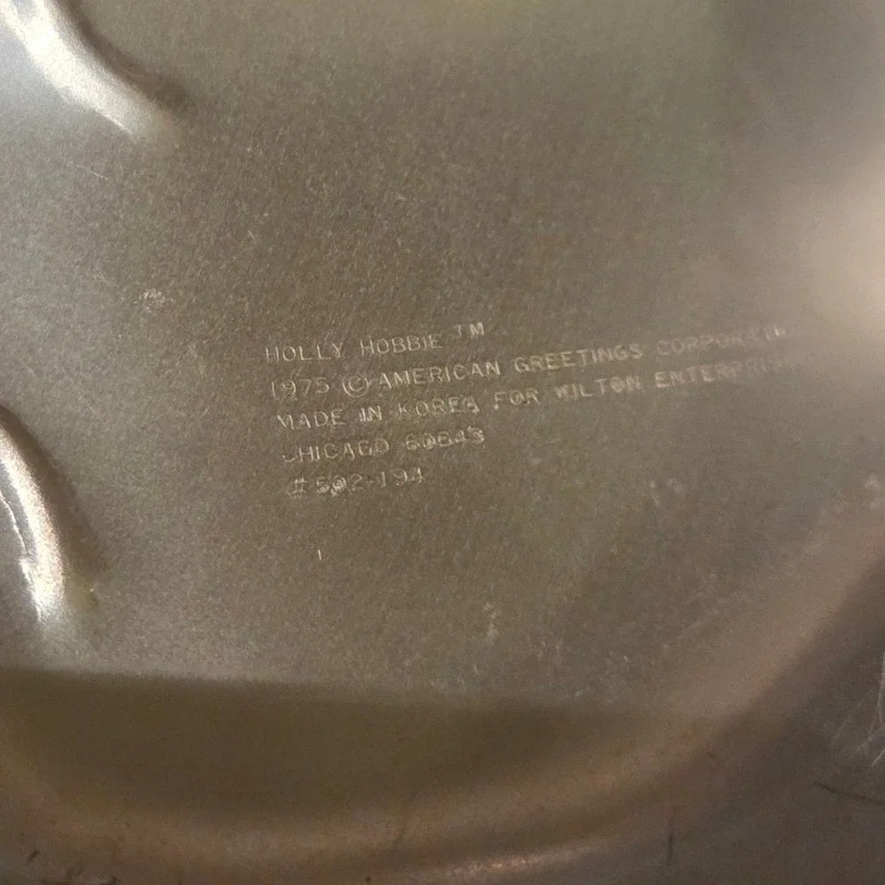 1975 Holly Hobbie Angel Cake Pan Wilton Aluminum Vintage‎ Baking Mold 592 194